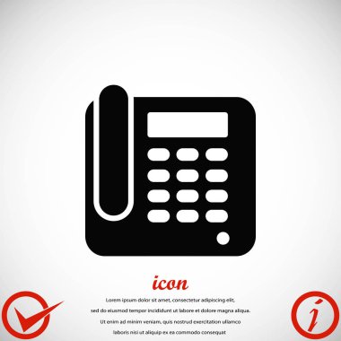 ofis telefon simgesi