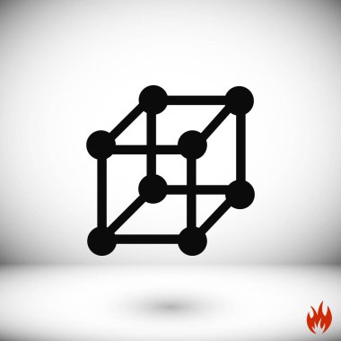  küp simge vektörü