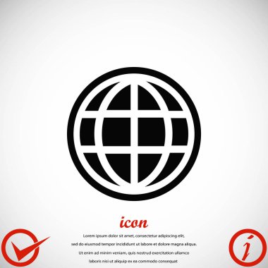 Dünya Vektör Simgesi