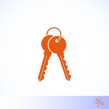 Anahtarları simge vektör