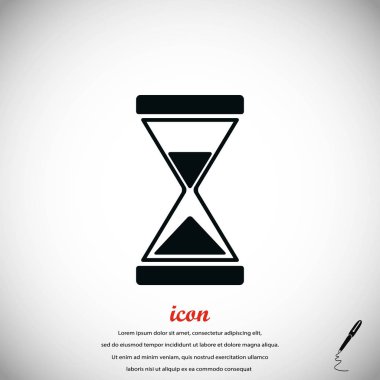 kum saati simgesi vektör