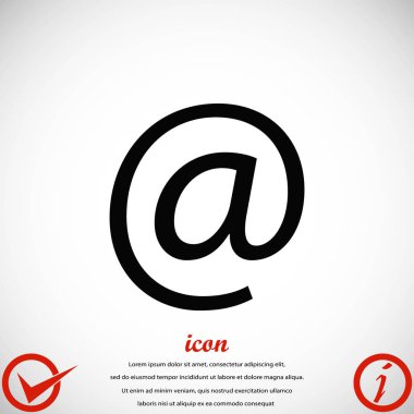 e-posta simge vektör