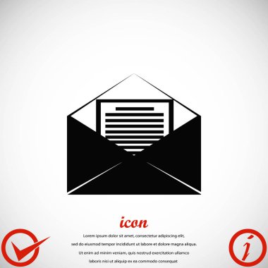 posta işareti simgesi,