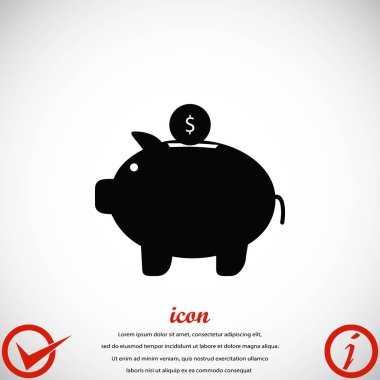 Domuz kumbarası simgesi