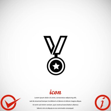 madalya simge vektör