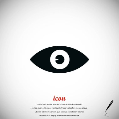 göz simgesi vektör