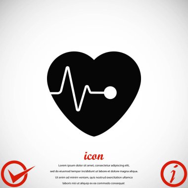 Kalpler vektör simgesi