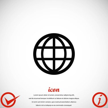 Dünya Vektör Simgesi