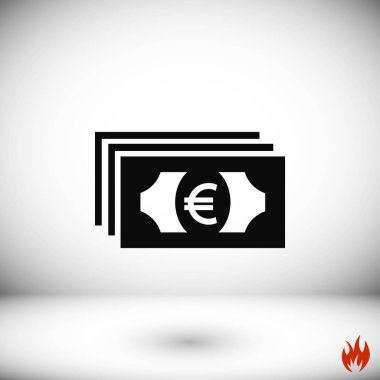 Euro vektör simgesi