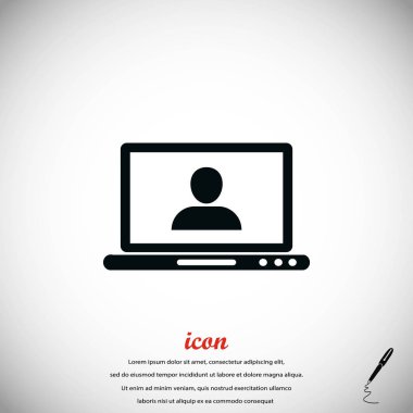 dizüstü bilgisayar, kullanıcı simgesi