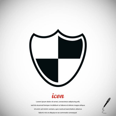 kalkan işareti simgesi