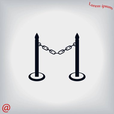 barikat simge vektör