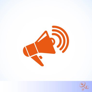 Hoparlör simgesi vektör