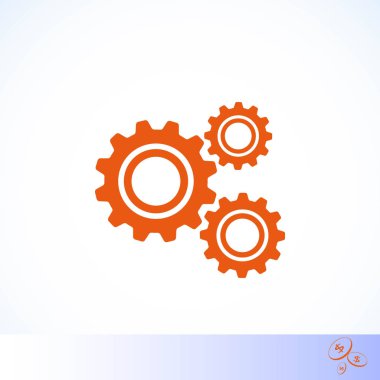 dişli simge vektör