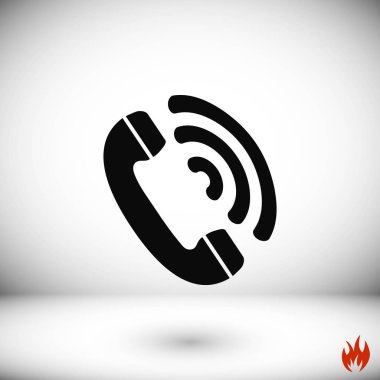 telefon alıcısı vektör simgesi