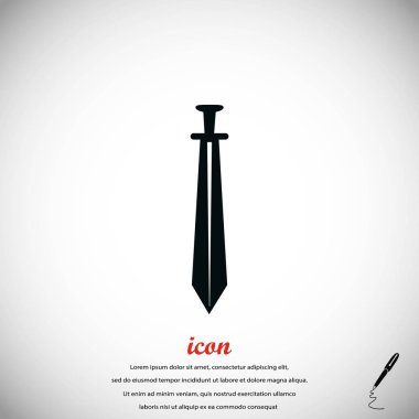 kılıç simge vektör