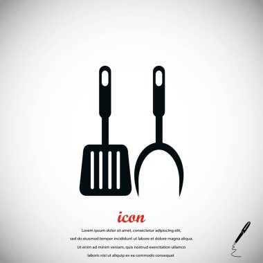 Barbekü simge vektör