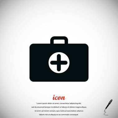 Hemşirelik çanta simgesi