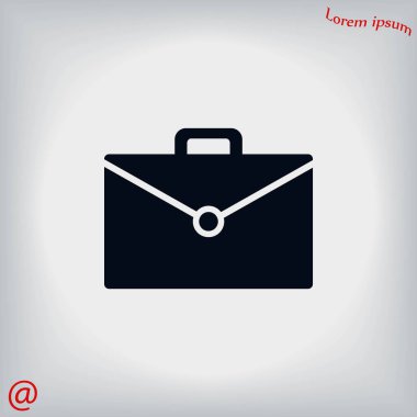 çanta simge vektör