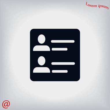 Erkekler simge vektör