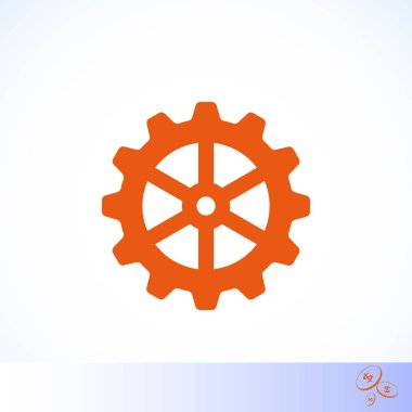 dişli simge vektör