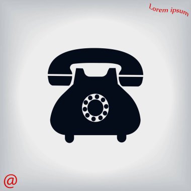 Telefon simge vektör