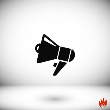 Hoparlör simgesi vektör