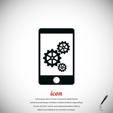 Ayarları ile telefon simgesi