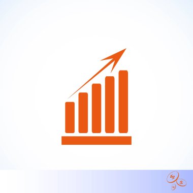  büyüme diyagram simgesi