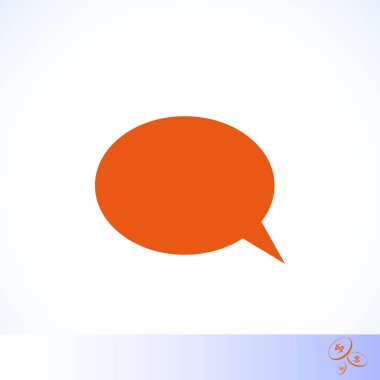 iletişimin bir düz simgesi