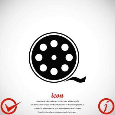 Videocamera tek simgesi