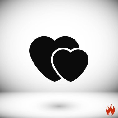 Kalp Vektörü Simgesi