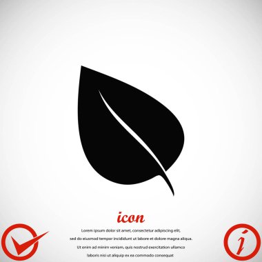 simge vektör yaprak