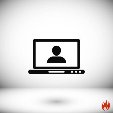 dizüstü bilgisayar, kullanıcı simgesi