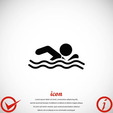 simge vektör yüzmek