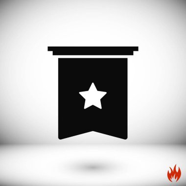 Yıldız simgesi vektör