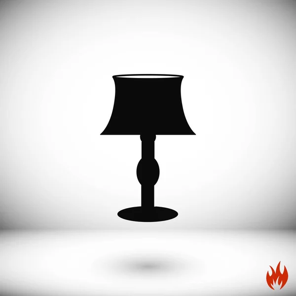 Table lamp icon — Stock Vector