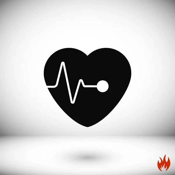 Значок вектора серця — стоковий вектор