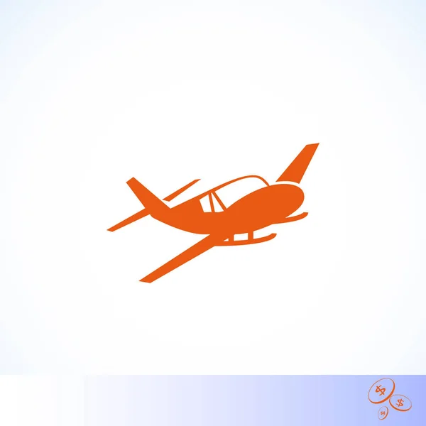 Vecteur icône avion — Image vectorielle