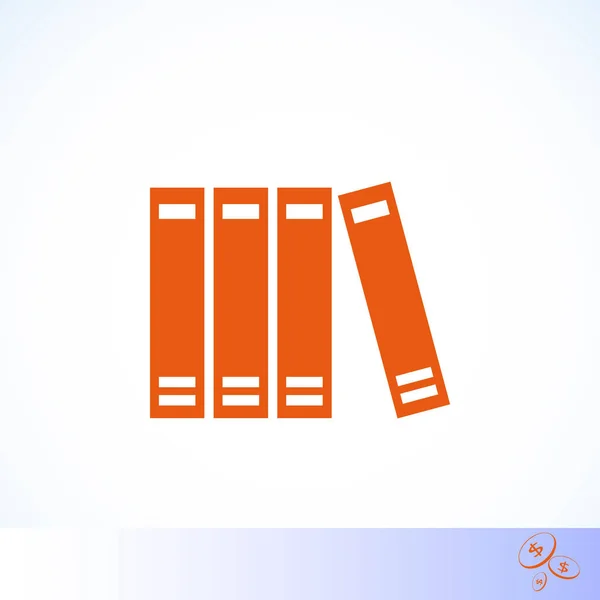 Libro icono vector — Vector de stock