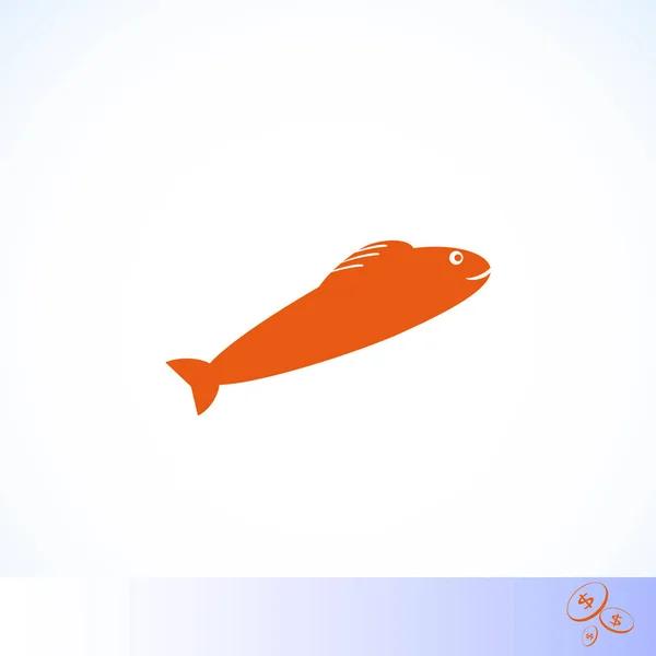 Fish icon vector — Stock Vector