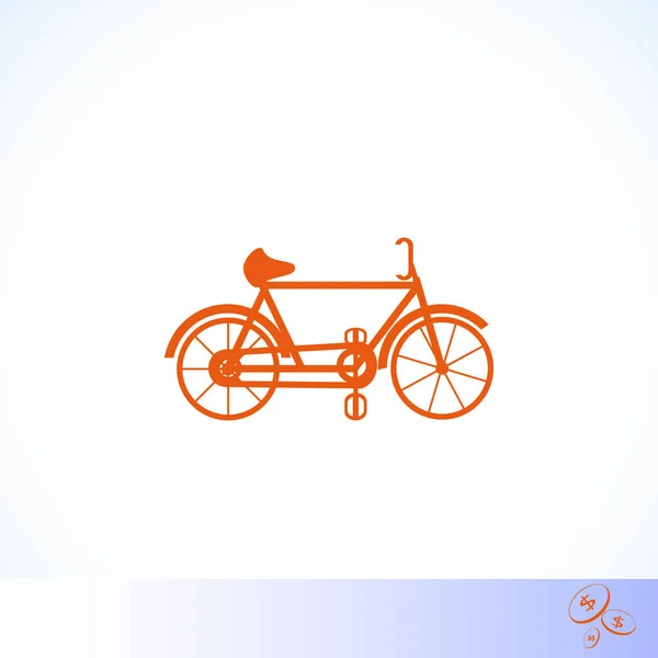 Kerékpár vektor ikon — Stock Vector