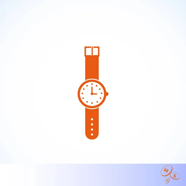 Montre bracelet icône vecteur — Image vectorielle