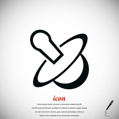 Bebeğin kukla vektör simgesi