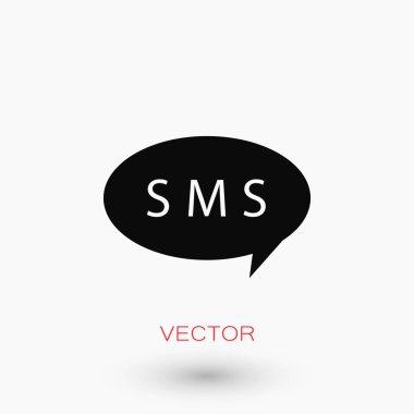 SMS vektör simgesi