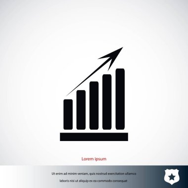  büyüme diyagram simgesi