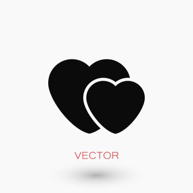 Kalp Vektörü Simgesi