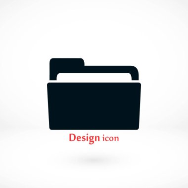 klasör simge vektör