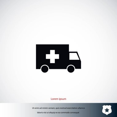 Ambulans araba simgesi