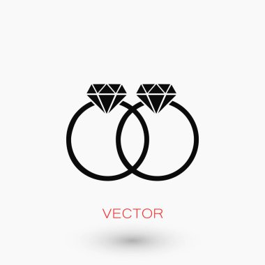 Yüzük vektör simgesi